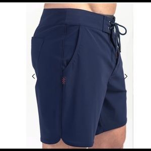 Rhone 7” Boardshorts; Navy; 32